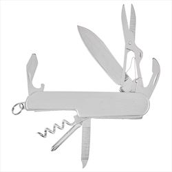 KST13120 Stainless Steel Pocket Utility Swiss Army Knife With Custom Imprint
